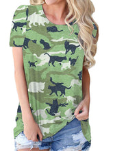 Leichtes T-Shirt mit Rundhalsausschnitt und entspannter Passform