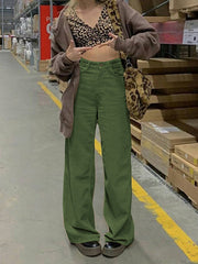 Pantalones anchos teñidos de cintura alta Judy Blue