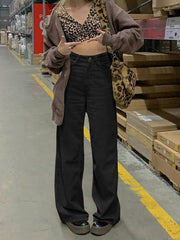 Pantalones anchos teñidos de cintura alta Judy Blue