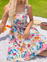 Fashion Backless Printed Sleeveless Mini Dress