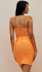 VESTIDO VENDA CABALLERO NARANJA