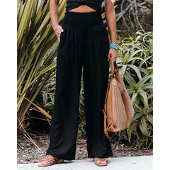 Wide Leg Linen Pants