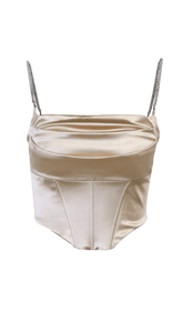 CAMISETA SEXY SIN MANGAS CON CORSÉ