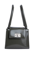 GLÄNZENDER BEUTEL MIT KROKODILMUSTER