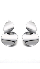 SIMPLE GEOMETRIC EARRINGS METAL EARRINGS