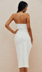 STRAPLESS BANDAGE DRESS