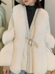 Amina Belt Faux Fur Coat