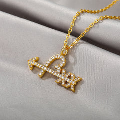 Zircon Flower Necklace