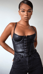 Slim-Fit-Weste mit U-Ausschnitt