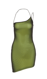 Vestido ajustado cruzado a la cadera