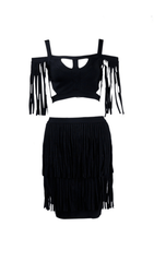 Kleid aus Viskose mit Trägern