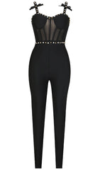 MONO DE MALLA CON TIRANTES Y CUENTAS