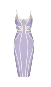 Gestreiftes Strickkleid