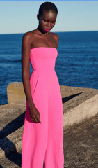 BODYSUIT MIT TUBE-TOP IN ROSA