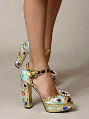 Palais Strassverzierte Blockabsätze