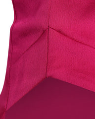 TRÄGERLOSES MAXIKLEID MIT NECKHOLDER IN ROSA