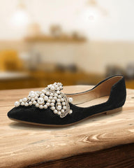 Women's Elegant Daily Pearl Flat Shoes