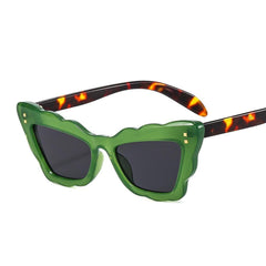 Women's Cat Eye Lace Colored Glasses