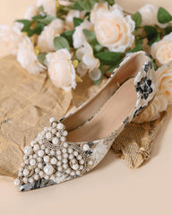 Women's Elegant Daily Pearl Flat Shoes