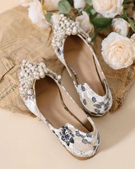 Women's Elegant Daily Pearl Flat Shoes