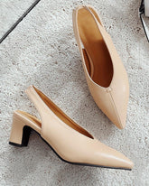 Women's Elegant Daily Pointed Toe Gore Heels