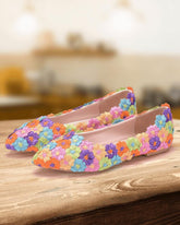 Women's Elegant Fashion Lace Flower Flats
