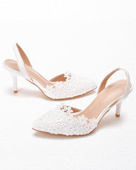 Women's Eelgant Lace Gore Heels