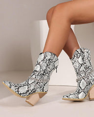 Women's Elegant Chic Chain Zipper Boots