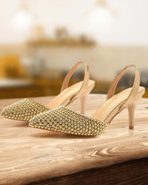 Women's Elegant Simple Pearl Heels