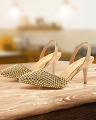 Women's Elegant Simple Pearl Heels