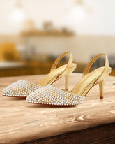 Women's Elegant Simple Pearl Heels
