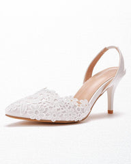 Women's Eelgant Lace Gore Heels