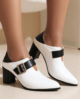 Women's Elegant Daily Color-Blocking Heels (two ways to wear)