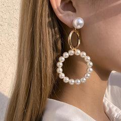 Women's Elegant Pearl Earrings