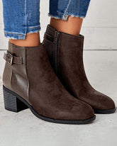 Women's Casual Simple Split Joint Zipper Ankle Boots