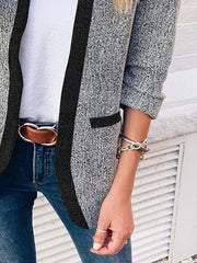 Colorblock Slim Blazer