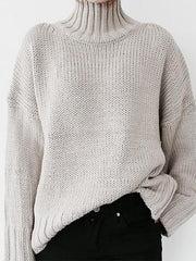 Rollkragenpullover mit langen Ärmeln