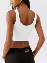 Tops Fashion Knitting Sexy Open Umbilical Tank Top