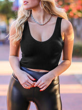 Tops Fashion Knitting Sexy Open Nabel Tank Top