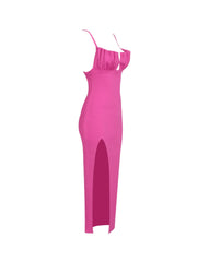 Maya Bandage Slit Midi Dress