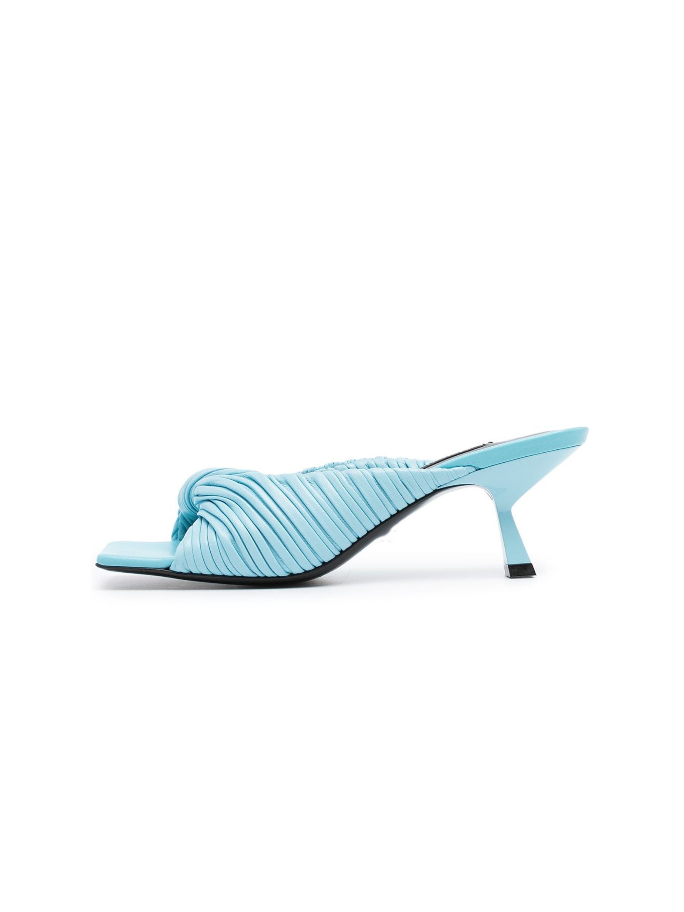 Tilly Pleated Heeled Mules