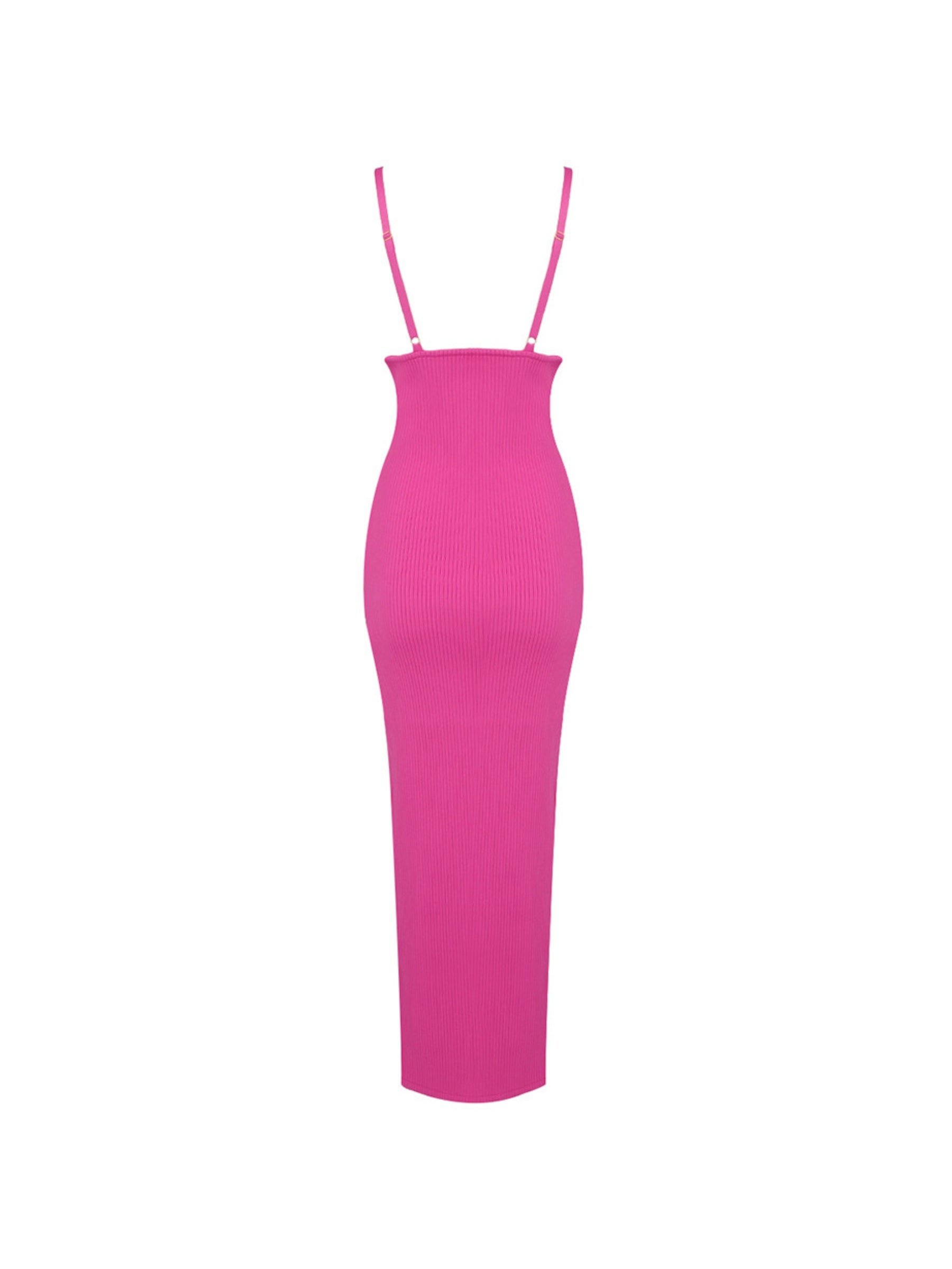 Maya Bandage Slit Midi Dress