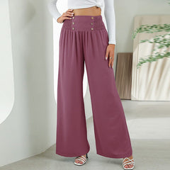 LIANA | LEISURE PANTS WITH HIGH WAIST