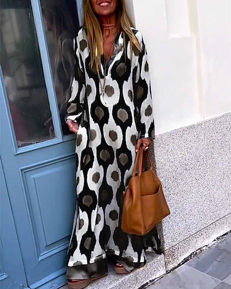 Huda - V-Neck Dress