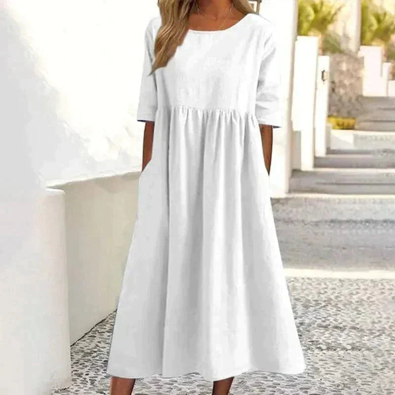 Casual Cotton Women's Dress