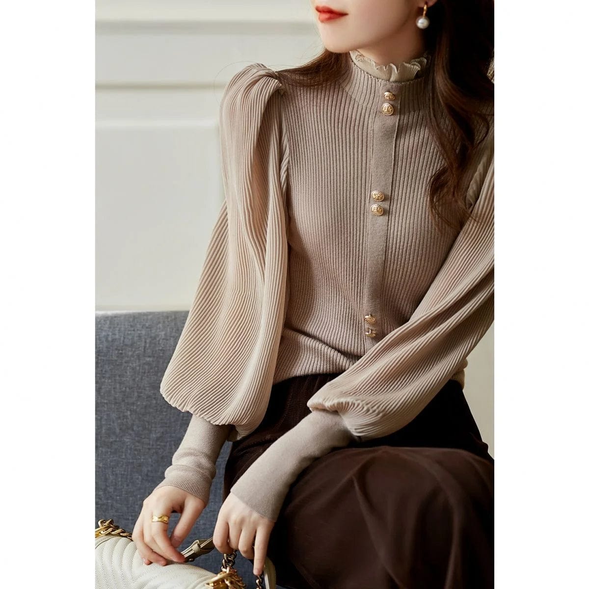 Mari - Blusa vintage clásica