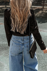 Jacke mit Reißverschluss und Kragen
