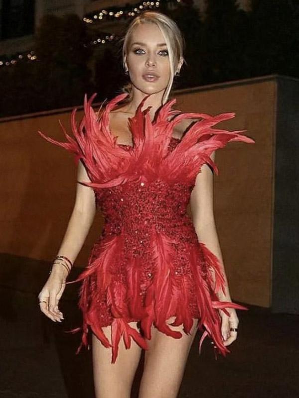 Yaiza Sequin Mini Dress