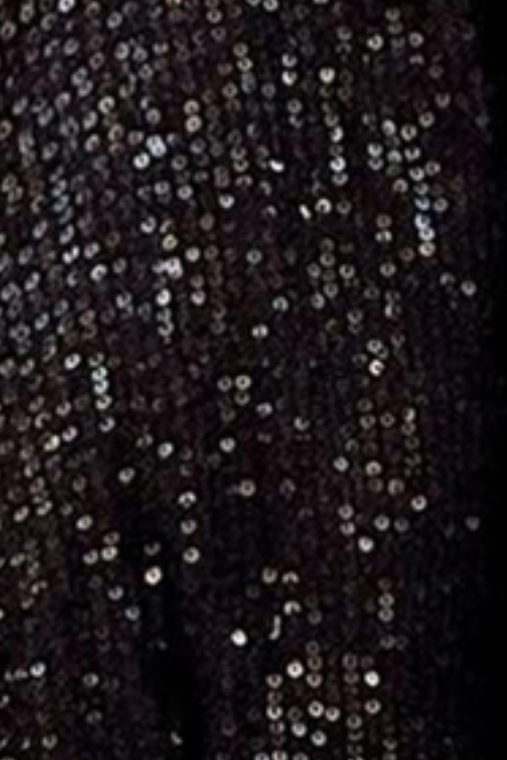 Langärmlige Jacke mit Pailletten und Reißverschluss