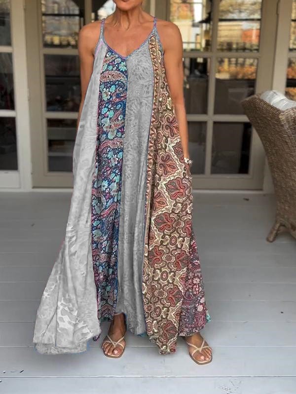 Casual V-neck Dress